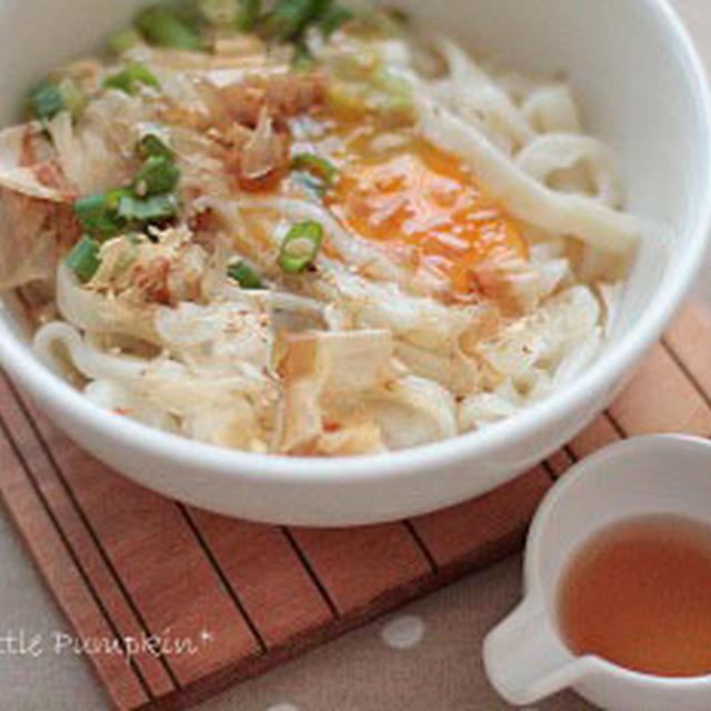 茅乃舎「煎り酒」で釜玉うどん♪