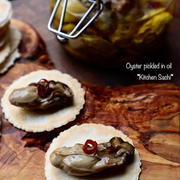 簡単なのに凝った料理が作れる女子風♡優秀おつまみ牡蠣のオイル漬け【#簡単レシピ#おつまみ】