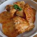 鶏もも肉と長芋のケチャップ炒め　レシピ
