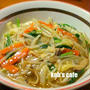 減塩・低たんぱく　【サンマー麺】