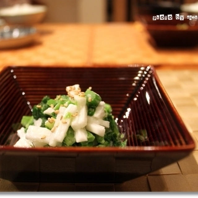 子供も食べやすい味＊菜の花と長芋のマヨ和え＊