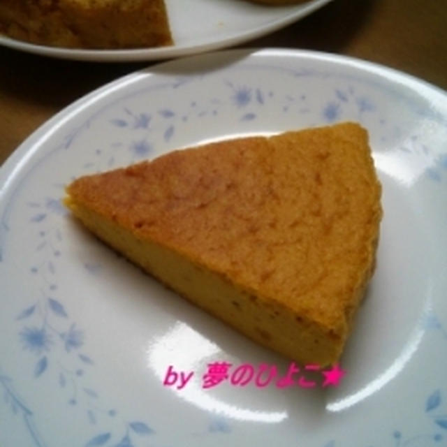 簡単♪混ぜるだけdeカロリーオフのかぼちゃケーキ