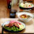 ローストビーフとビーツライス