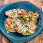 豚ヒレ肉のチーズ挟み焼き（ちょっと失敗）&ピッタリサイズ「ニトリのプレートスタンド」
