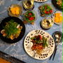 スペアぶりと焼き野菜・アサリと明太子と水菜の和風パスタ♪