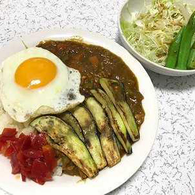 休肝日のカレーライスとナストッピングカレー弁当