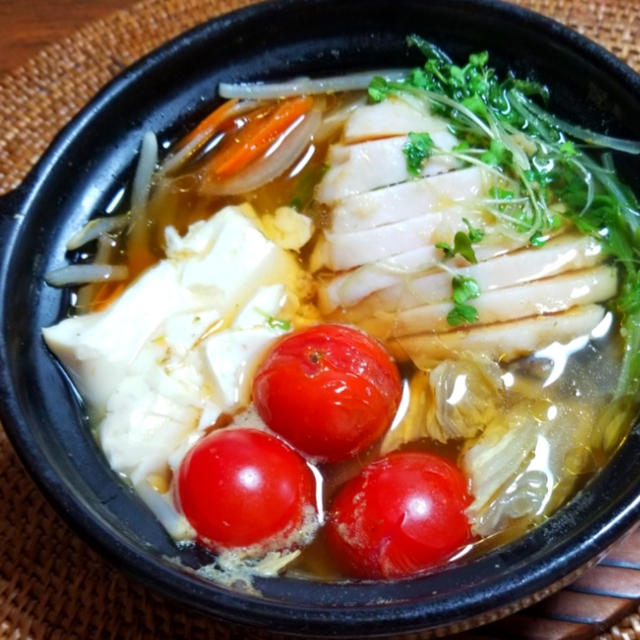 うま塩サラダチキン鍋
