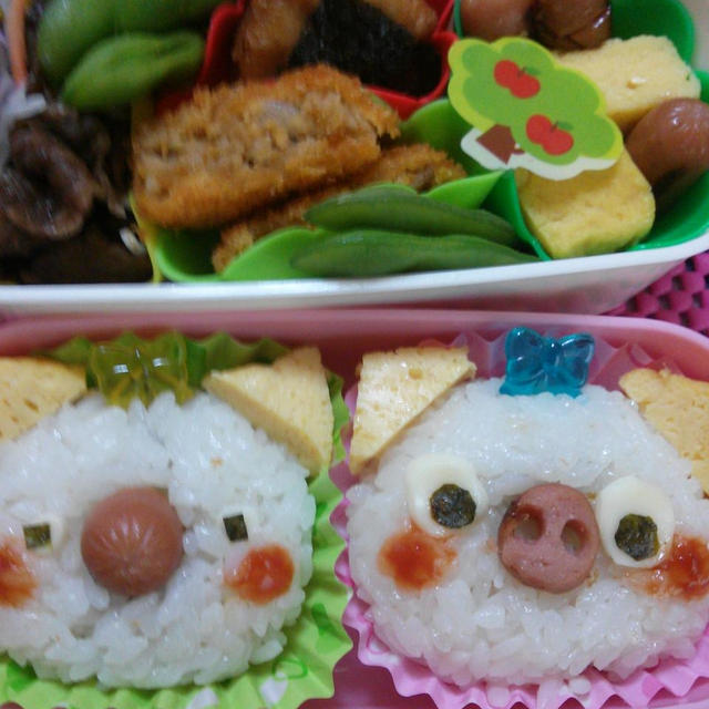 長い間ごめんなさい！なーちんの夏休みキャラ弁♪