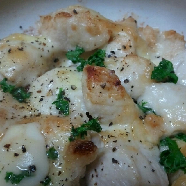 【おかず】ささみマヨチーズ焼き