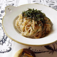 パスタソースで！こんにゃくのたらこ和え