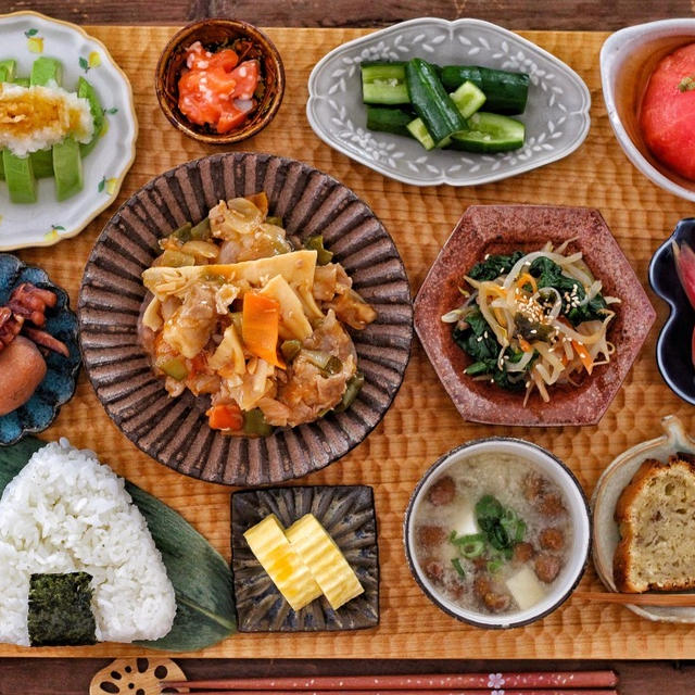 ストウブで豚こま酢豚
