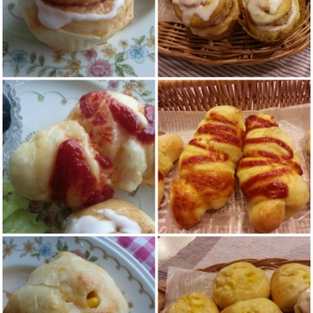 嬉しぃ♡楽しぃ♡美味しい～♪ふんわりふわふわパンDEモーニング(〃^ー^〃)
