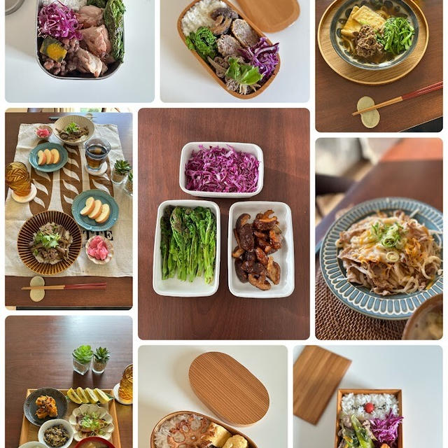 1週間の日持ちおかずとそれらを使って作るお昼ごはん、晩ごはん、お弁当、いつものお店で今年最後の絶品ランチ