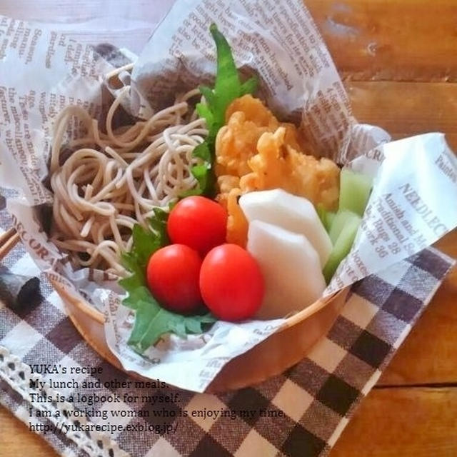 12.9　夜の残りの蕎麦弁当＆焼きそばはスイーツ？！