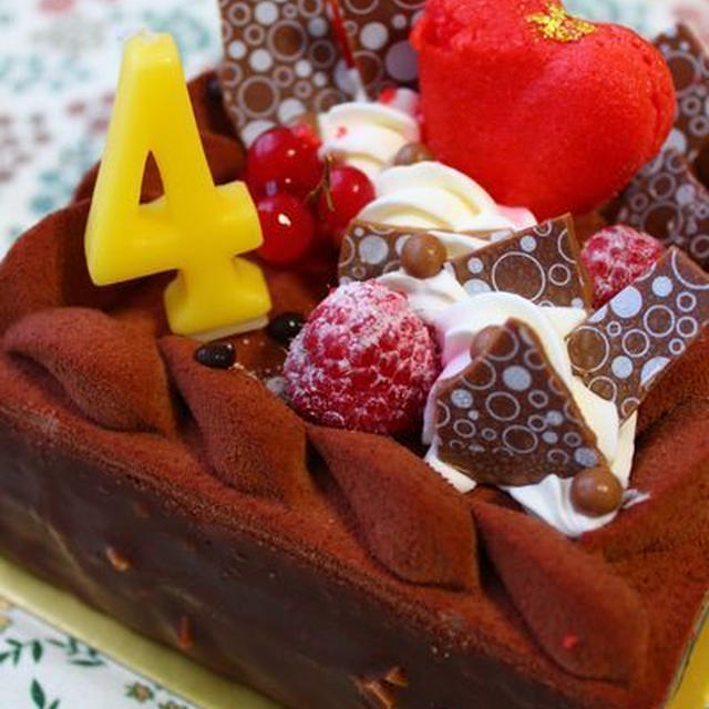 【次女】４歳のバースデーケーキ