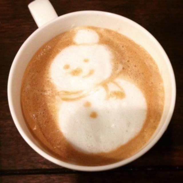 ラテアートはじめました*