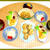 朝食は、松茸おにぎり定食で