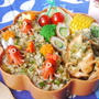 野沢菜チャーハン＊リボンたこちゃん’sのお弁当