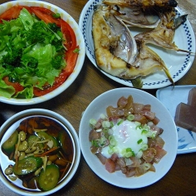 夫の釣果のワラサ２☆