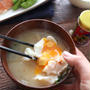 【レシピ】卵をぽとん。落とし卵のニラ玉味噌汁