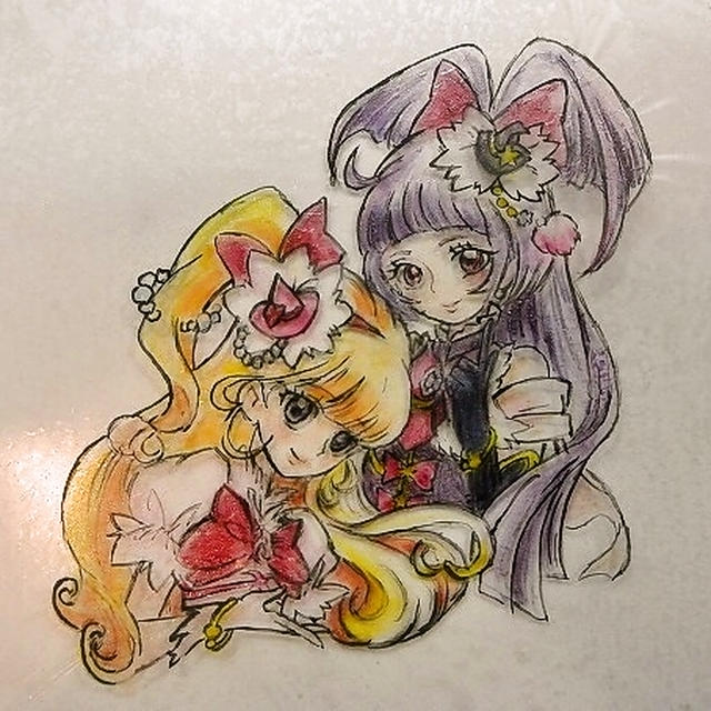 唖然 オブラートお絵かきが盗まれた 魔法使いプリキュアプレゼント用キャラ弁シート By ケロヨンさん レシピブログ 料理ブログのレシピ満載