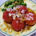 旬のトマトを食べましょう♪＜完熟トマトのシンプルサラダ＞と＜イエローアイコちゃんのはちみつ漬け＞