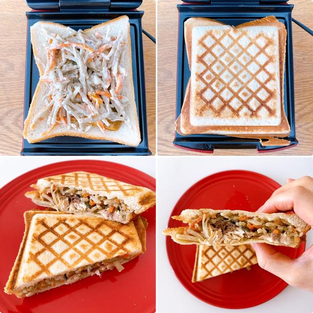 サタプラで紹介したホットサンドレシピ♡
