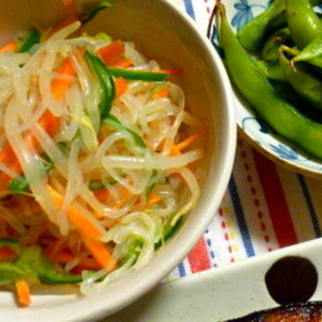 しらたきと野菜のナムルのレシピ