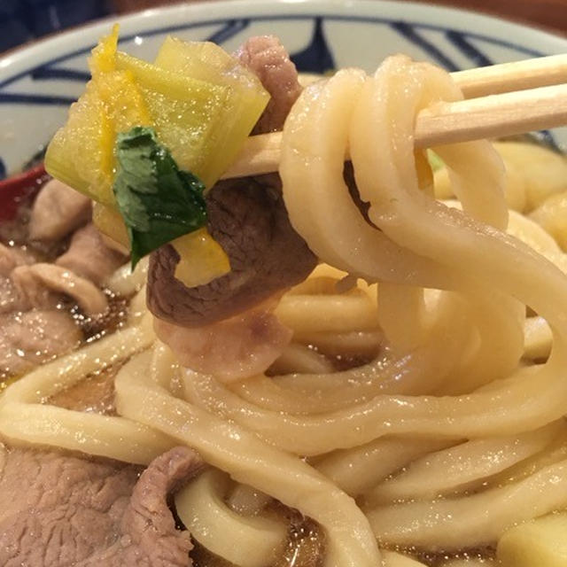 鴨ねぎうどん半額♡