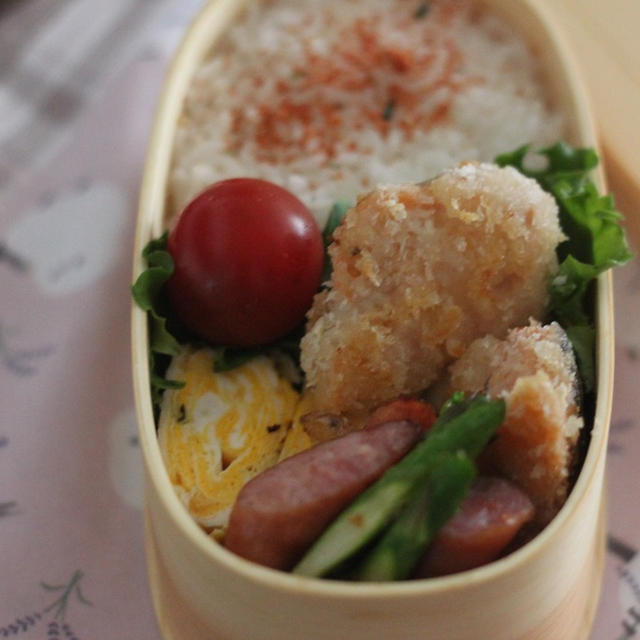 さくらますのフライ【レシピ】弁当