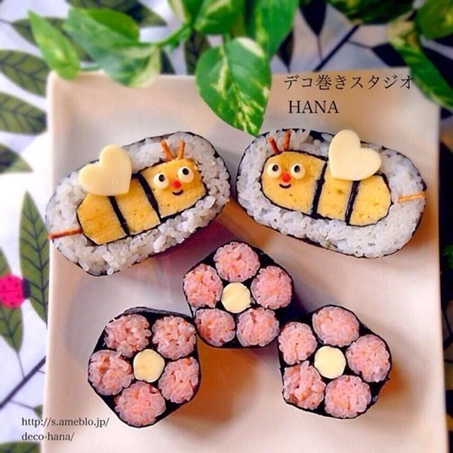 小鳥の飾り巻き寿司 By Deco Hanaさん レシピブログ 料理ブログのレシピ満載