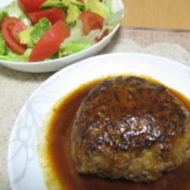 いつでもできる☆ワイルドハンバーグ♪