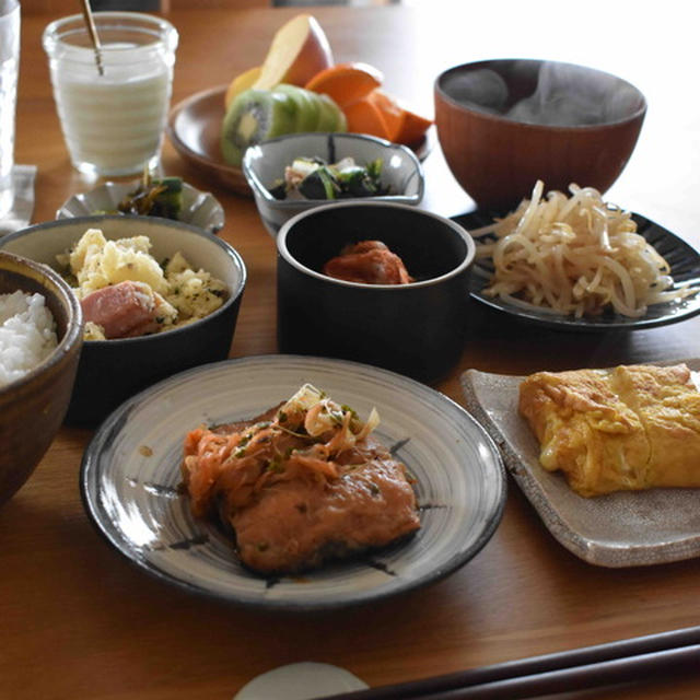 週末のこととか朝ごはんとか。