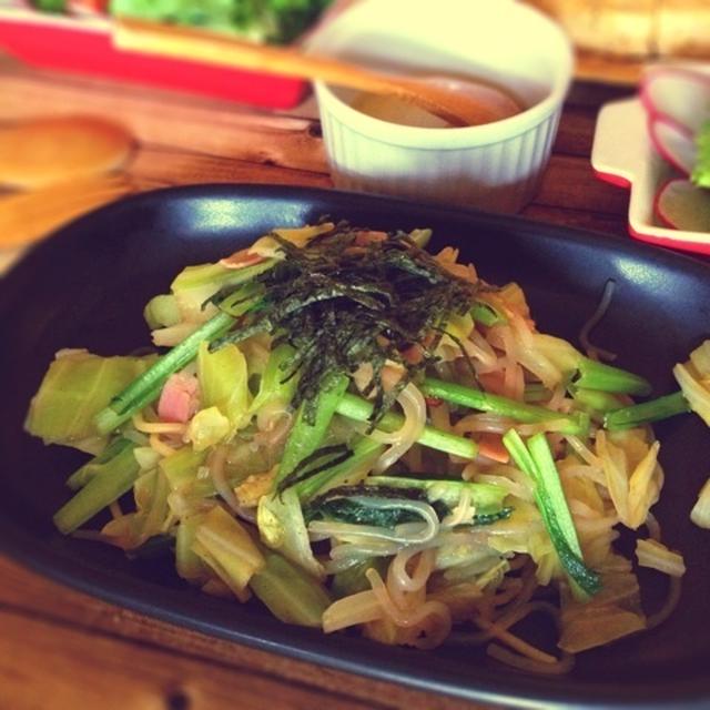 ヘルシー＊糸こんにゃくでかさ増しパスタ