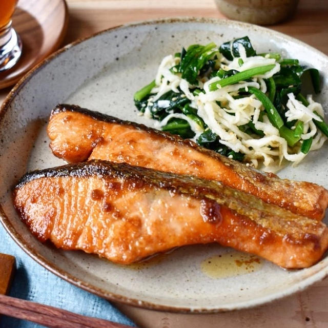 コク旨♪【鮭のマヨしょうゆ照り焼き】#魚料理 #簡単レシピ