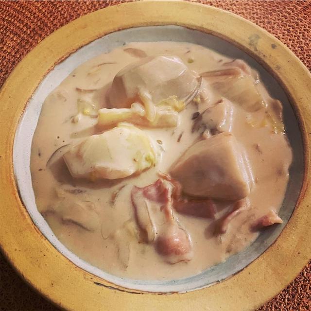 里芋のクリームシチューそして…