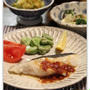 たらのソテー*梅バターソース　そら豆添え