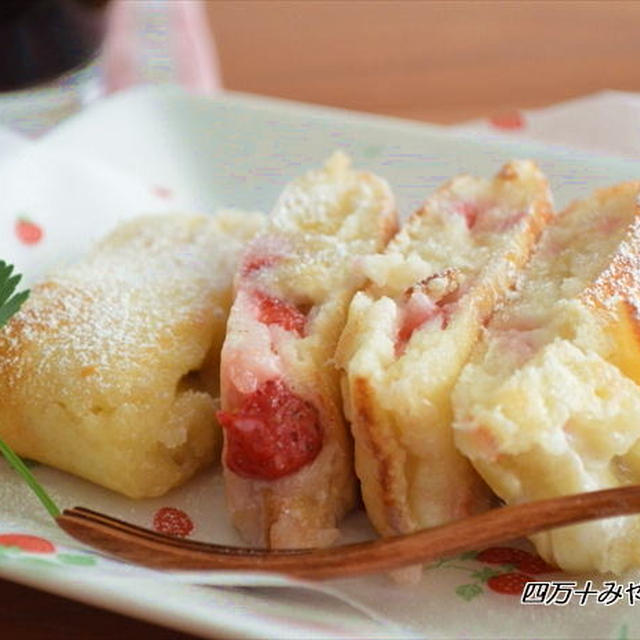 話題の かくタコ風♪とろ～りパンケーキ