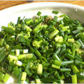 豆腐の青ネギサラダ