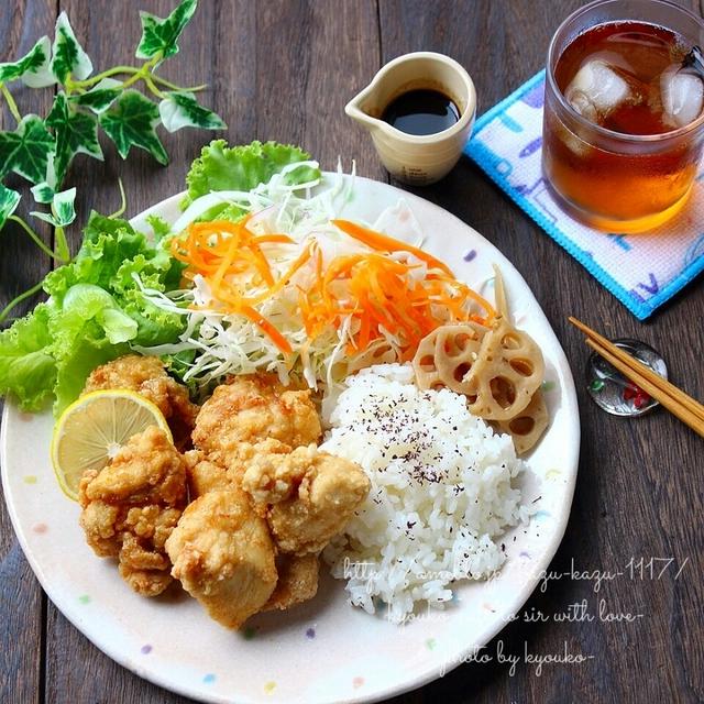 昼カフェ☆からあげランチ･秘宝？？