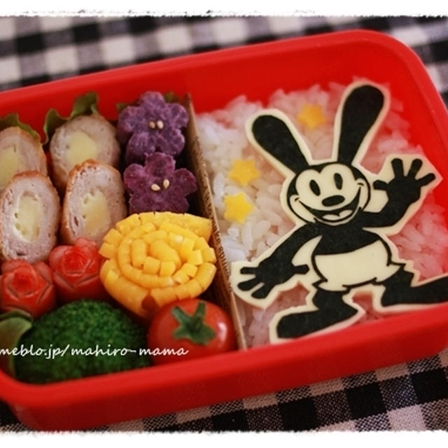 キャラ弁＊しあわせウサギのオズワルド♪