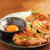 月見照り焼きチキン　、　皮目をしっかり焼いて脂を落とすのがポイント！