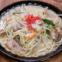 市場で買った麺で焼きラーメン&「がんばれ杭瀬市場」