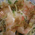 鯛の中華風サラダ　と　カラフル麻婆ナスなど