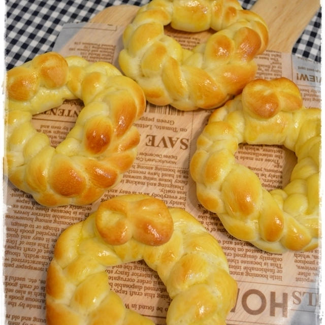 クリスマス☆リースパン♪