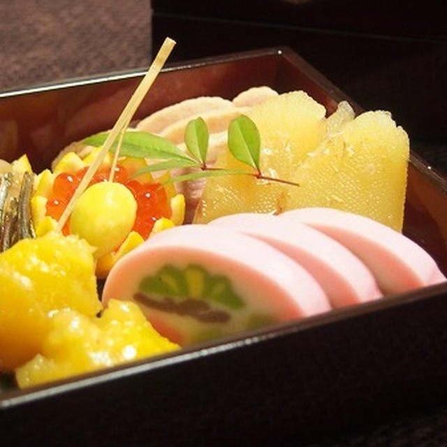 おせちの残り物で小さなお重
