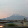 新幹線の車窓から富士山
