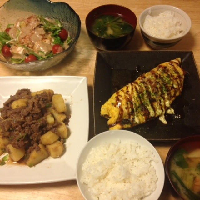 昨夜はトンペイ焼きなど～