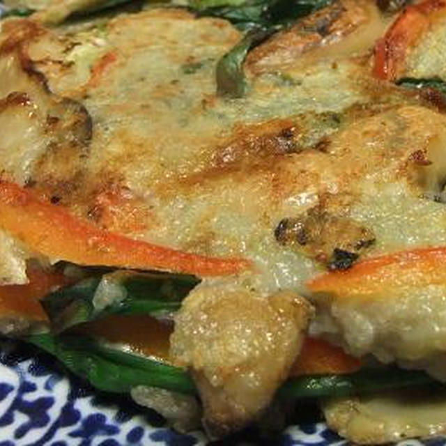 牡蠣のちぢみとバレンタイン