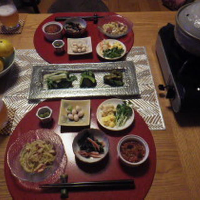 10/16の晩ごはん　お鍋と漬物と　白菜フェス(笑)開幕です(^_-)-☆